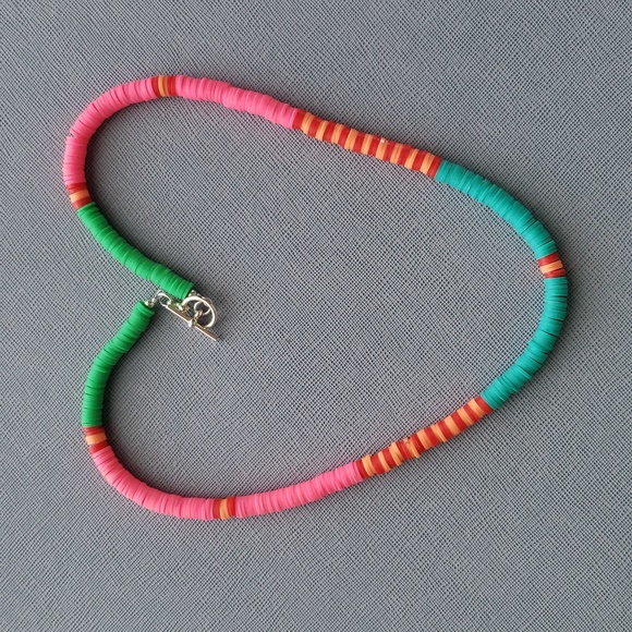 New Unisex Heishi Bead Necklace - Picture 1 of 5